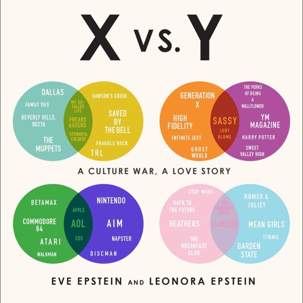 X vs. Y : A Culture War, a Love Story by Leonora Epstein and Eve Epstein